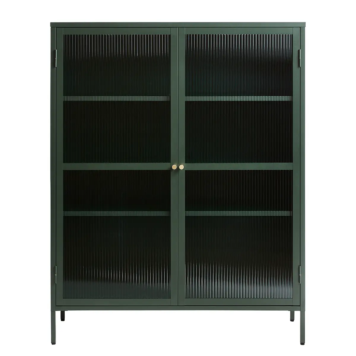 Highboard Grün/Dunkelgrün | Grün