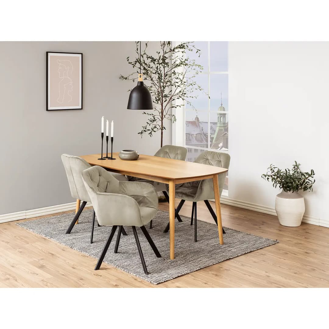 Armlehnenstuhl Roseburg | Beige