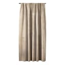 Vorhang mit Kräuselband | Beige
