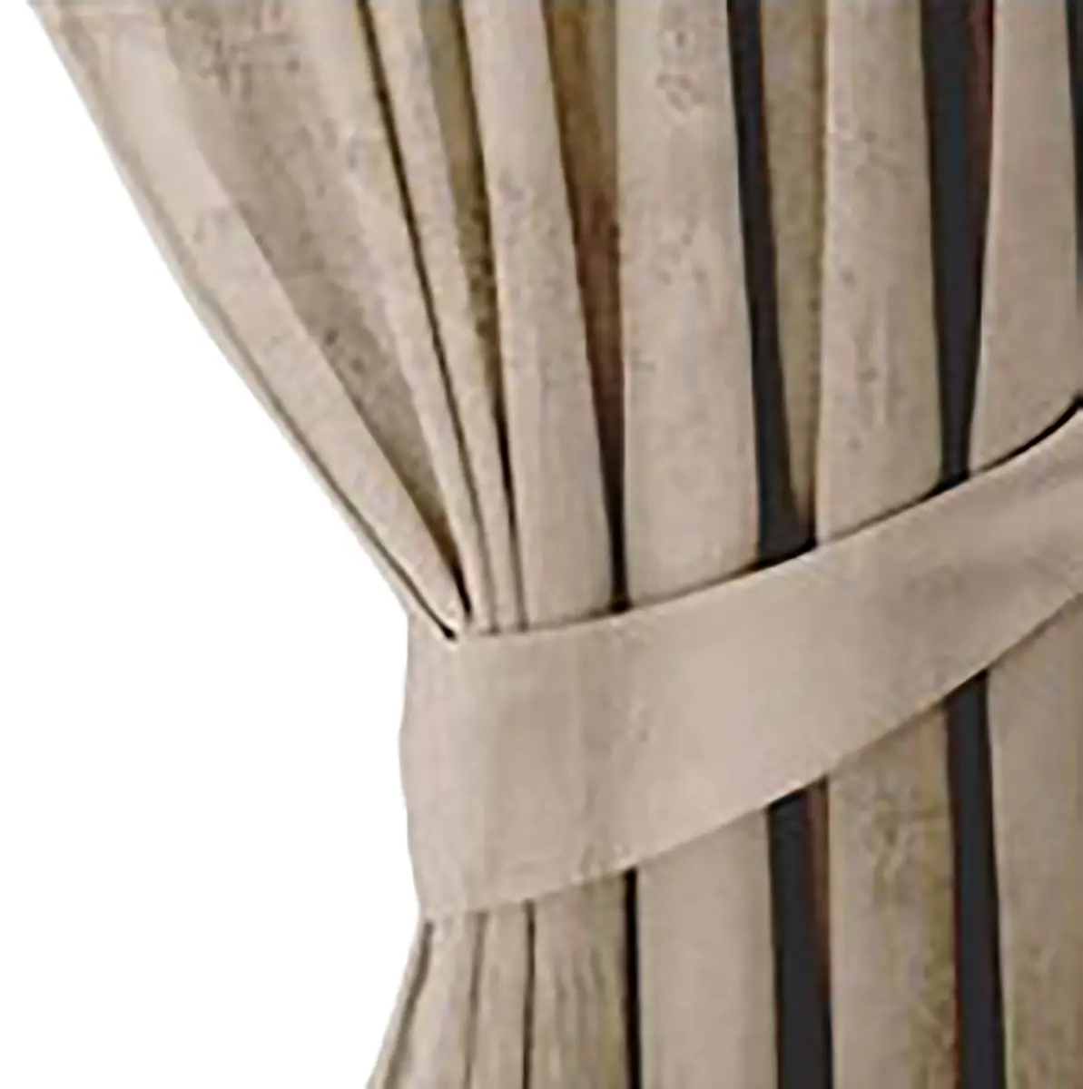 Vorhang mit Kräuselband | Beige
