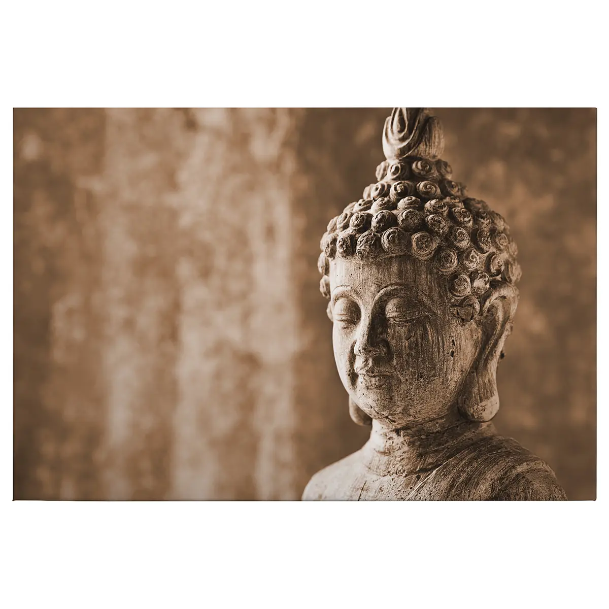 Leinwandbild Buddha Asian Culture | Beige