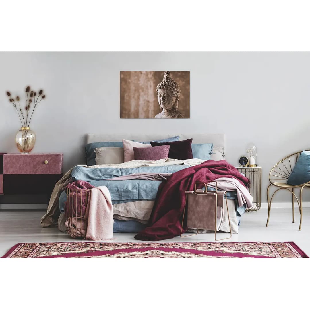 Leinwandbild Buddha Asian Culture | Beige