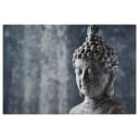 Leinwandbild Buddha Asian Culture | Blau