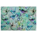 Leinwandbild Mosaic Birds | Blau
