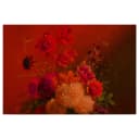Leinwandbild Bouquet | Rot
