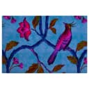 Leinwandbild Bird of Paradise | Blau