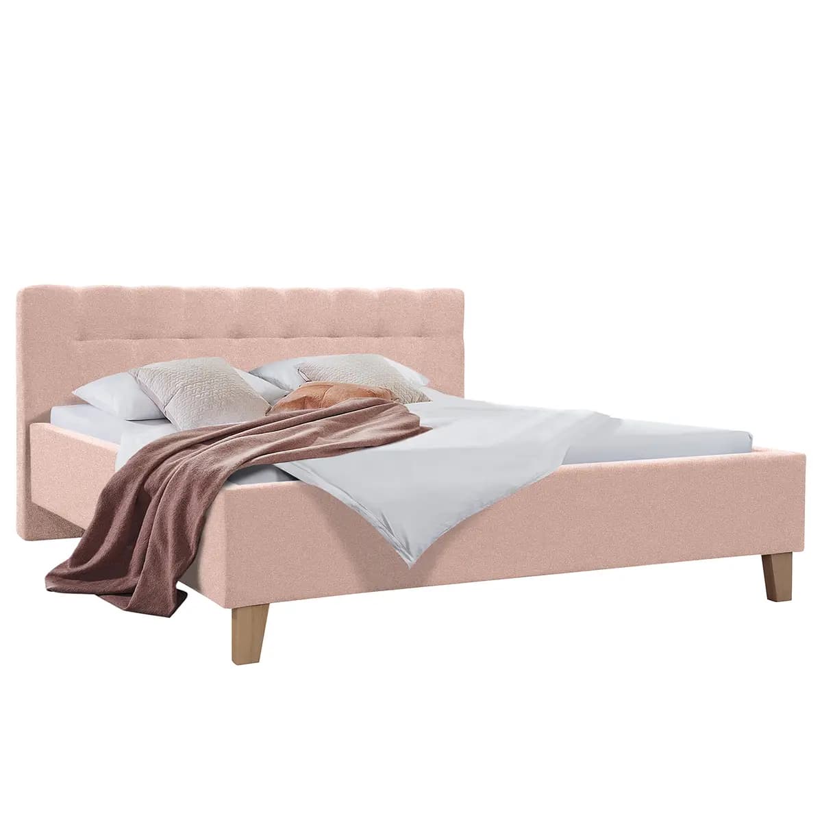 Polsterbett Woodlake I | Rosa