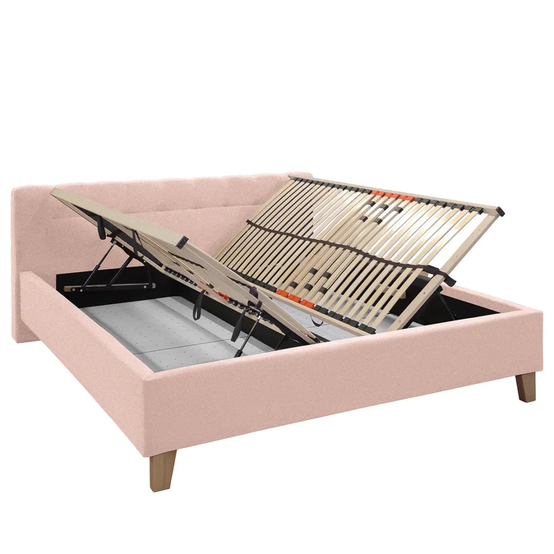 Polsterbett Woodlake I | Rosa