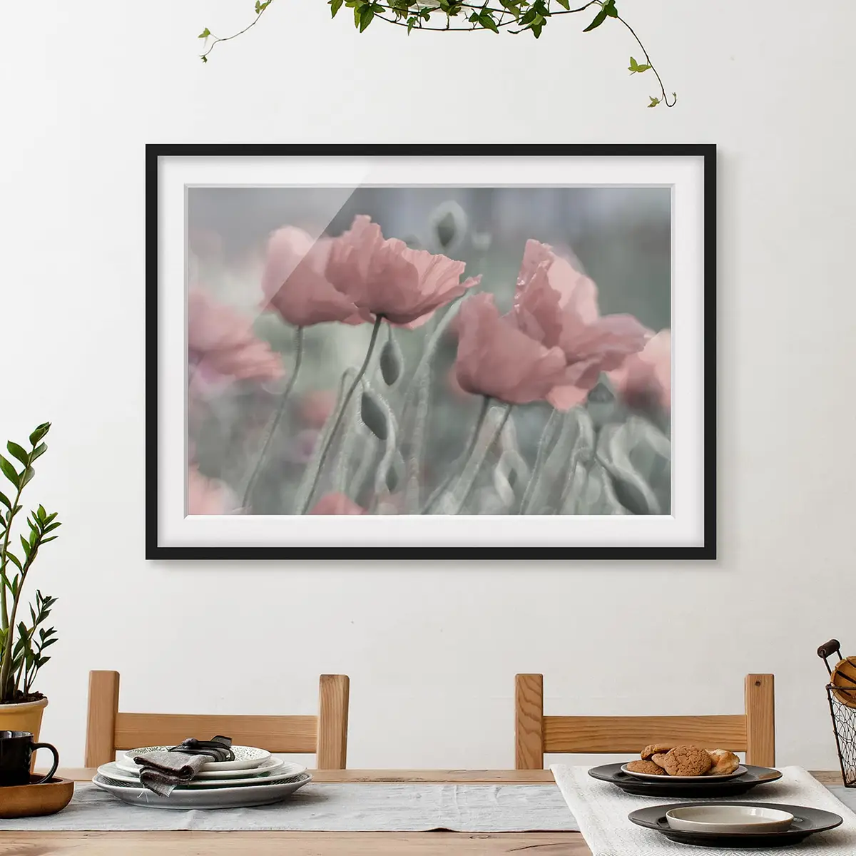 Bild Malerische Mohnblumen II | Pink