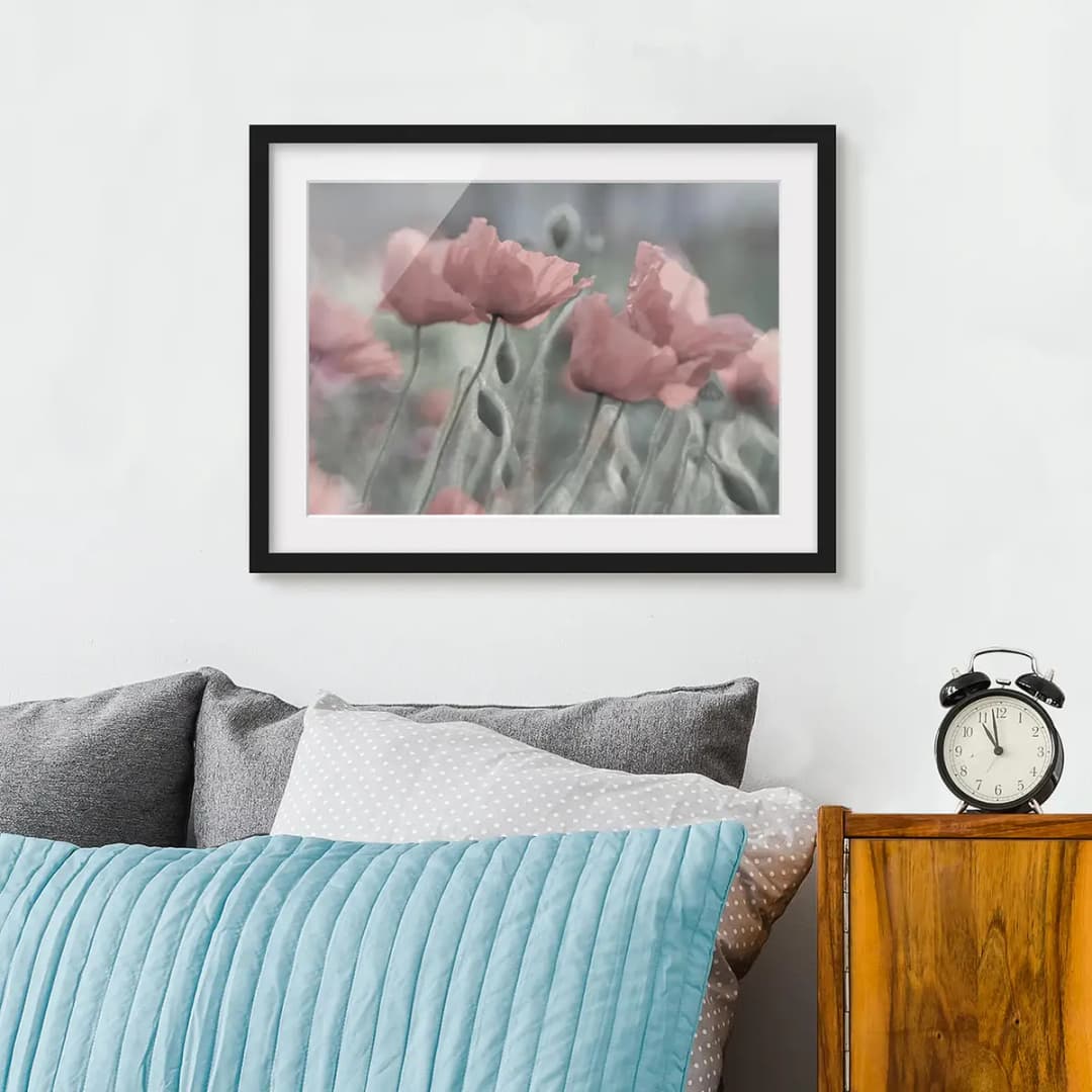 Bild Malerische Mohnblumen II | Pink