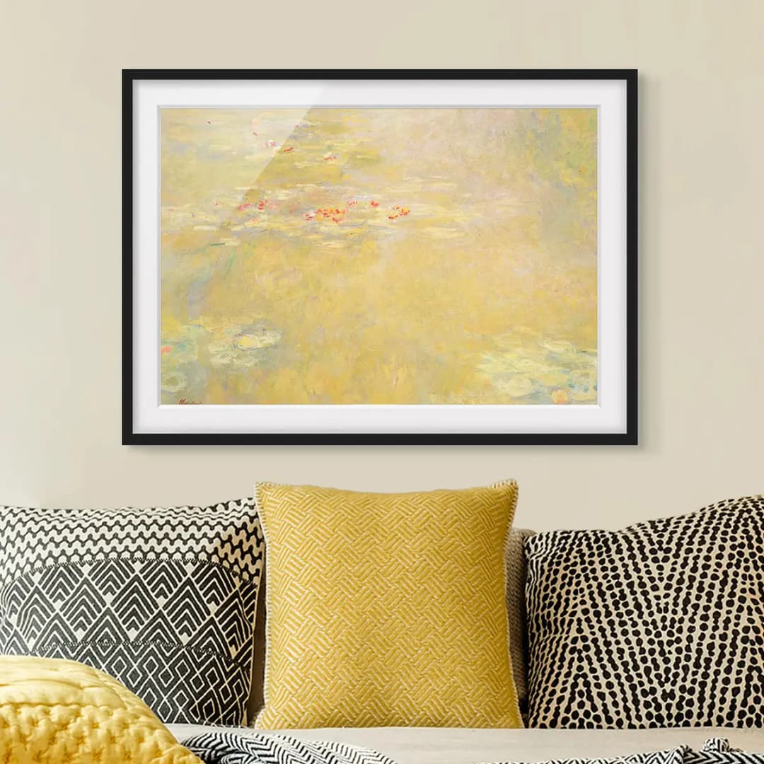 Bild Claude Monet Seerosenteich II | Gelb