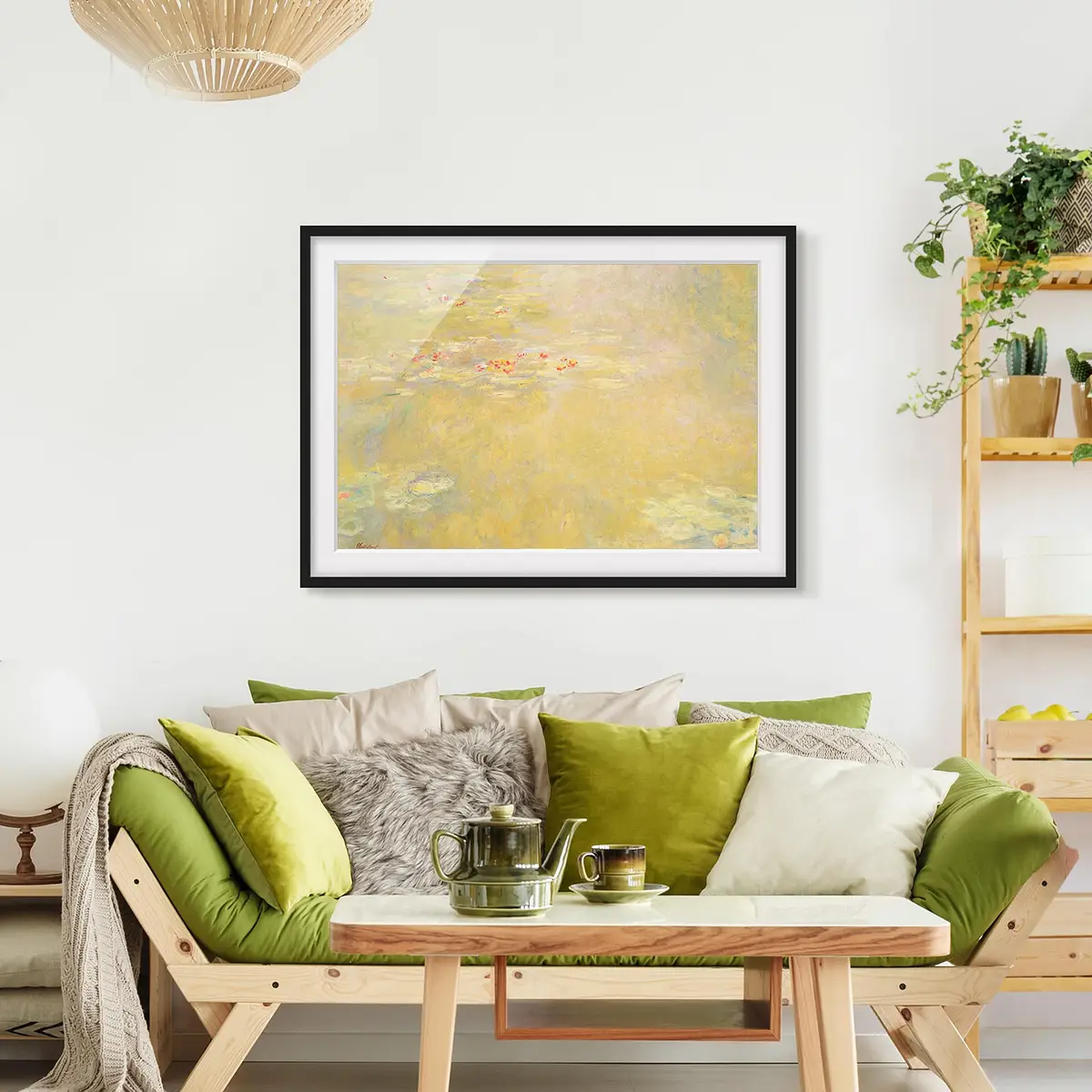 Bild Claude Monet Seerosenteich II | Gelb