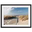Bild Ostsee Strand Papier Rahmen | Beige