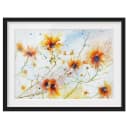 Bild Painted Flowers II | Orange