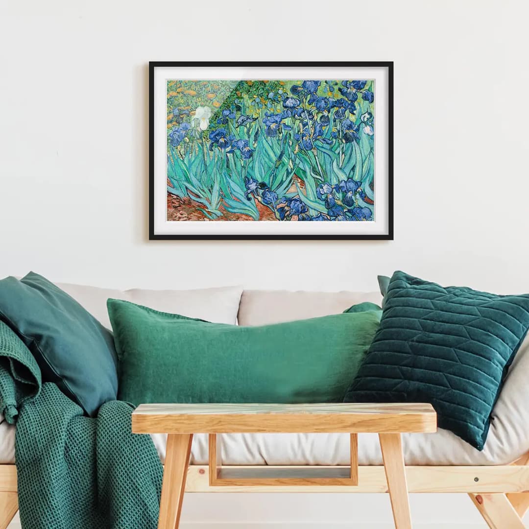 Vincent van Gogh Iris II Wandbild | Blau