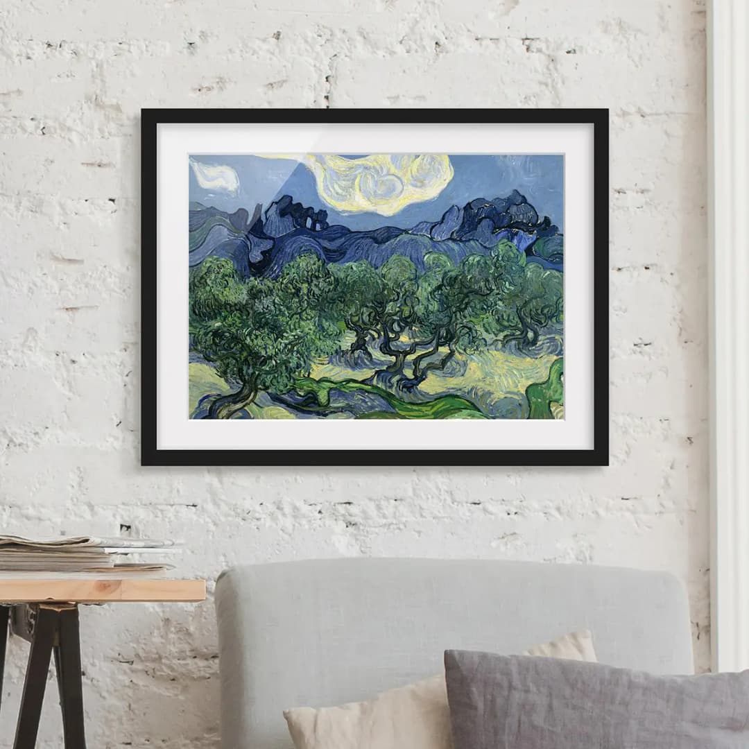 Vincent van Gogh Olivenbäume II Bild | Blau