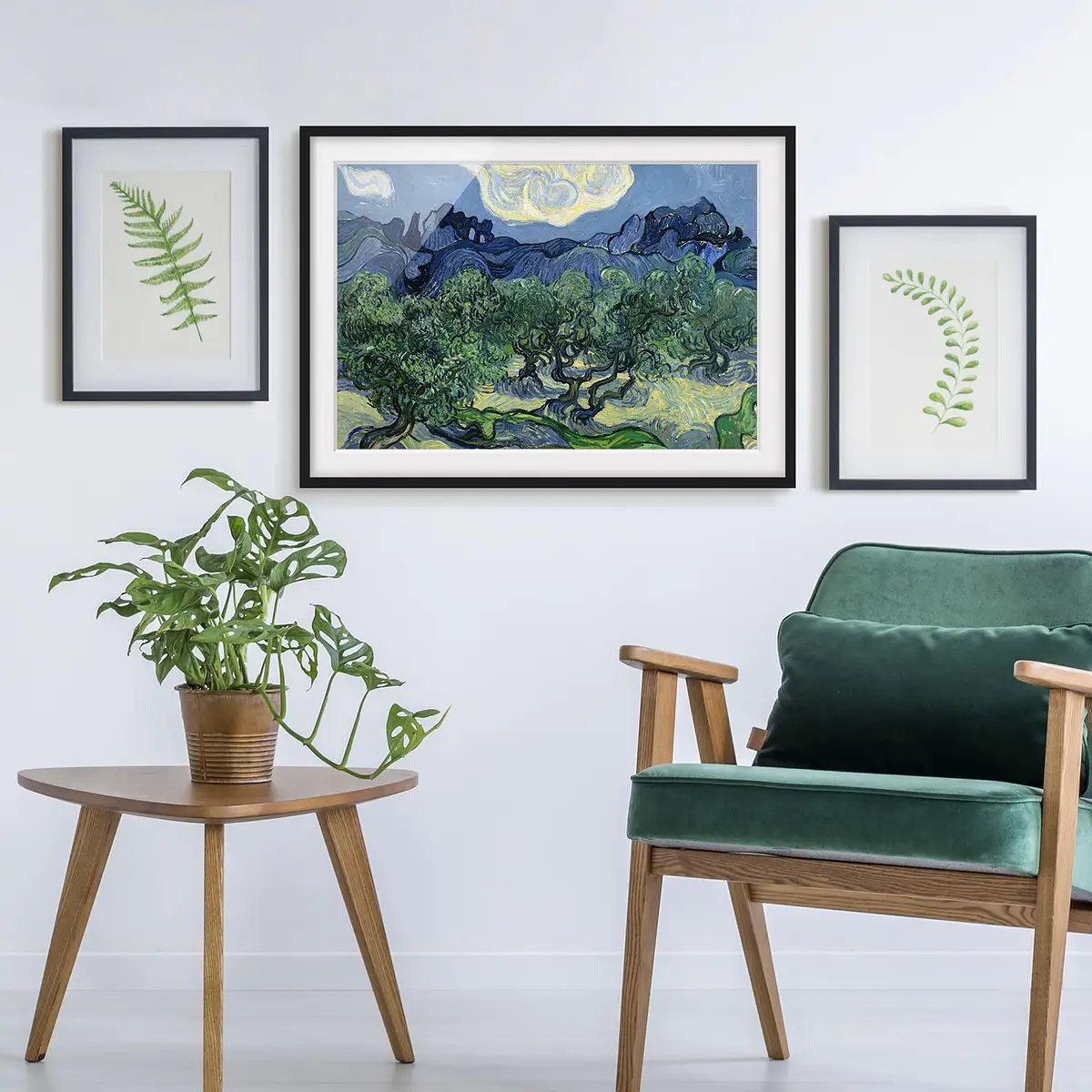 Vincent van Gogh Olivenbäume II Bild | Blau