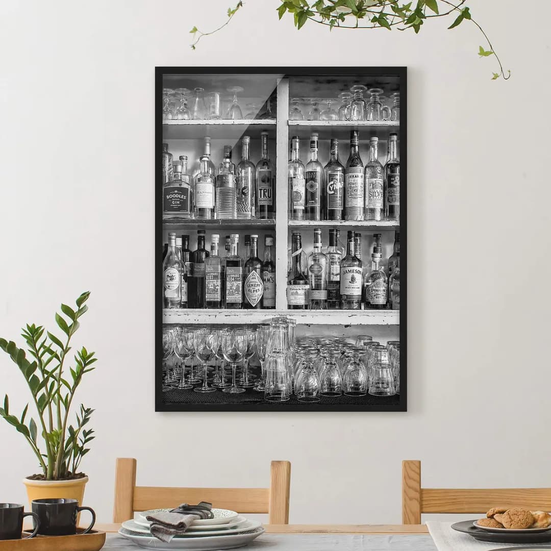 Bild Bar Papier | Schwarz