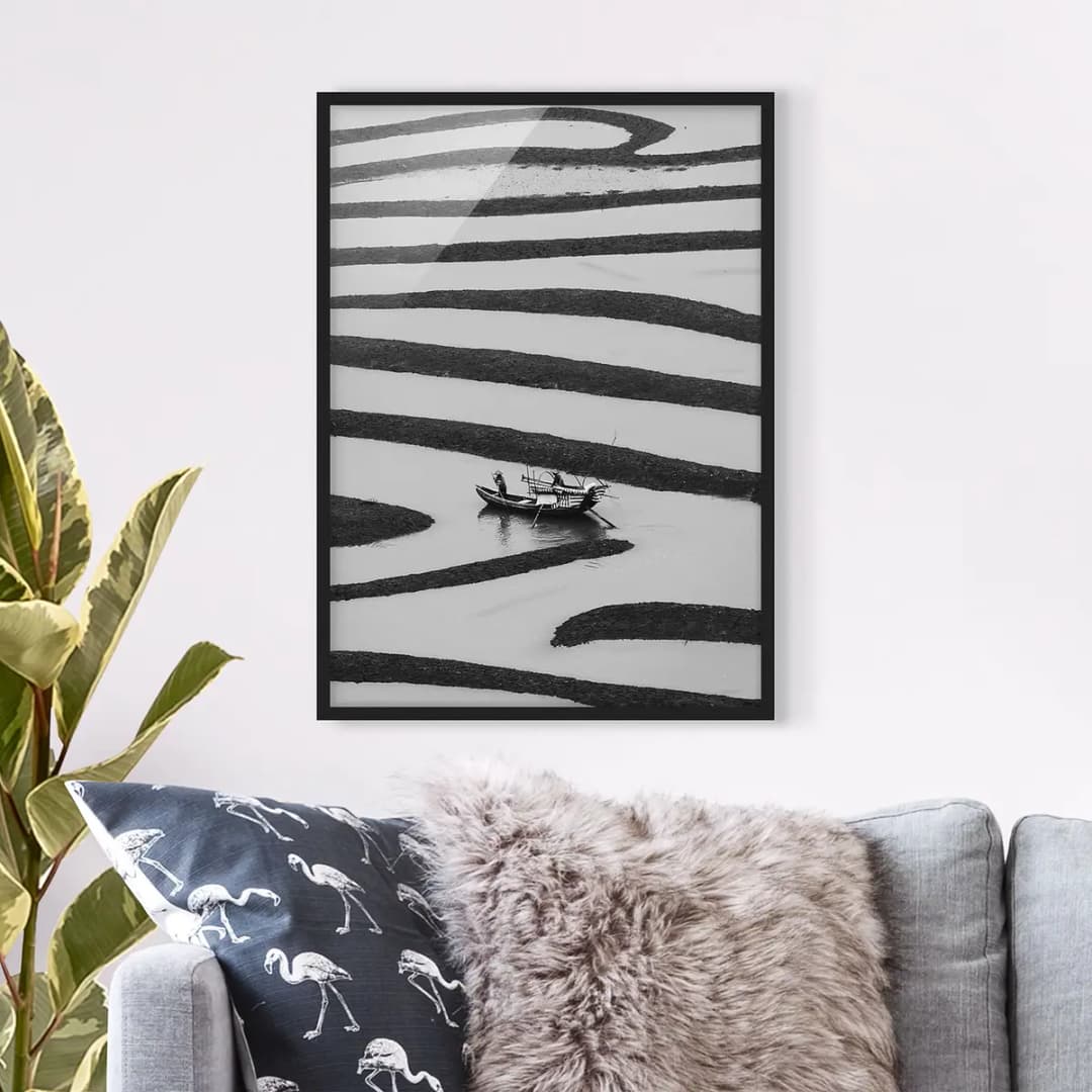 Bild Beauty of Simple Life Papier | Schwarz