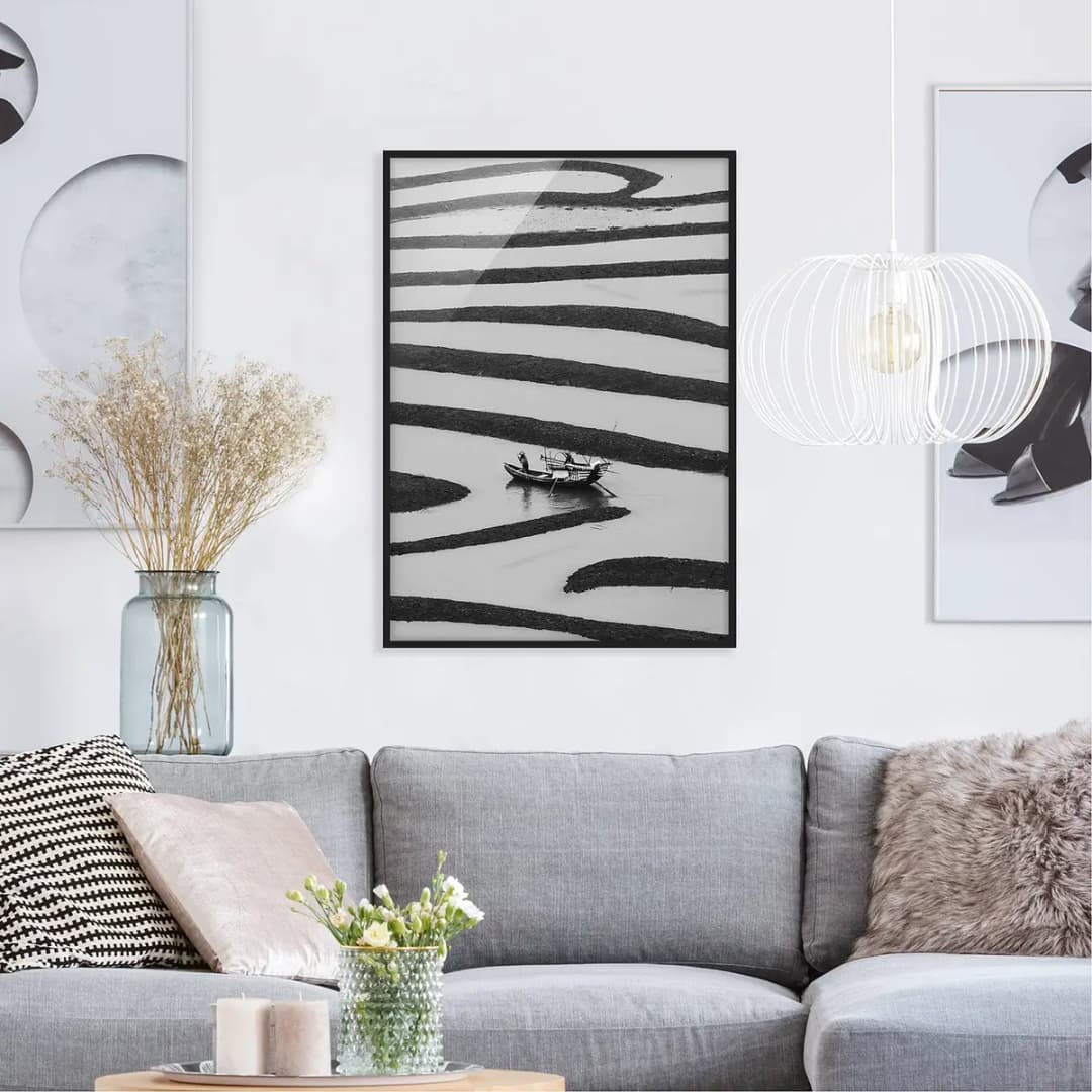 Bild Beauty of Simple Life Papier | Schwarz