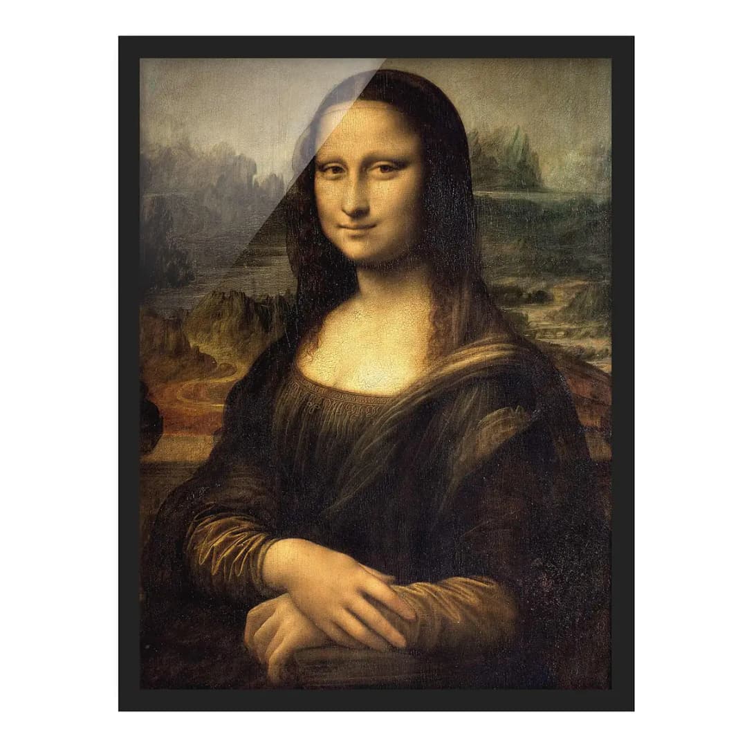 Bild Leonardo da Vinci Mona Lisa | Grün