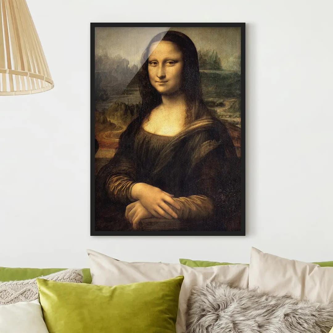 Bild Leonardo da Vinci Mona Lisa | Grün