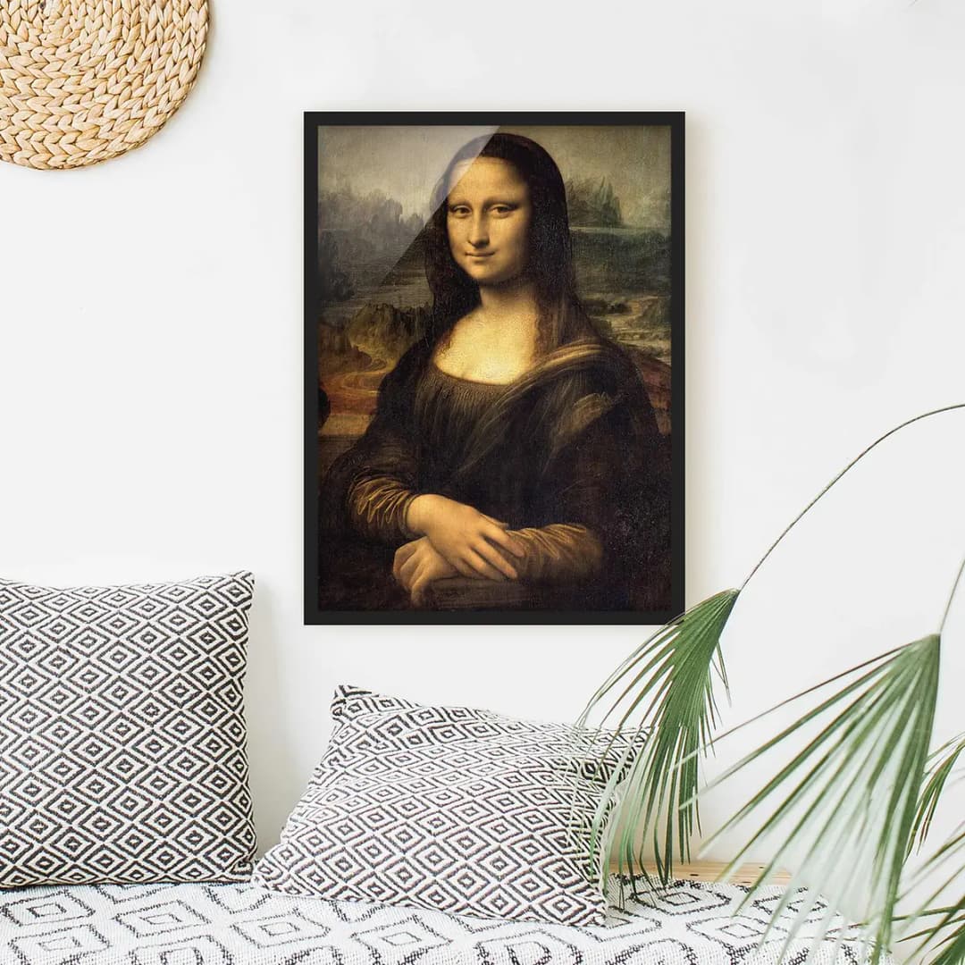 Bild Leonardo da Vinci Mona Lisa | Grün