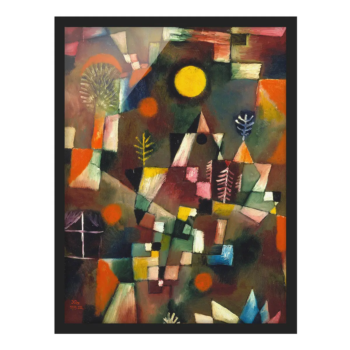 Bild Paul Klee Der Vollmond | Braun