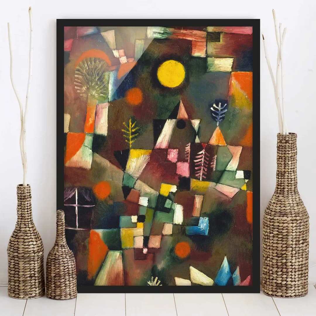 Bild Paul Klee Der Vollmond | Braun
