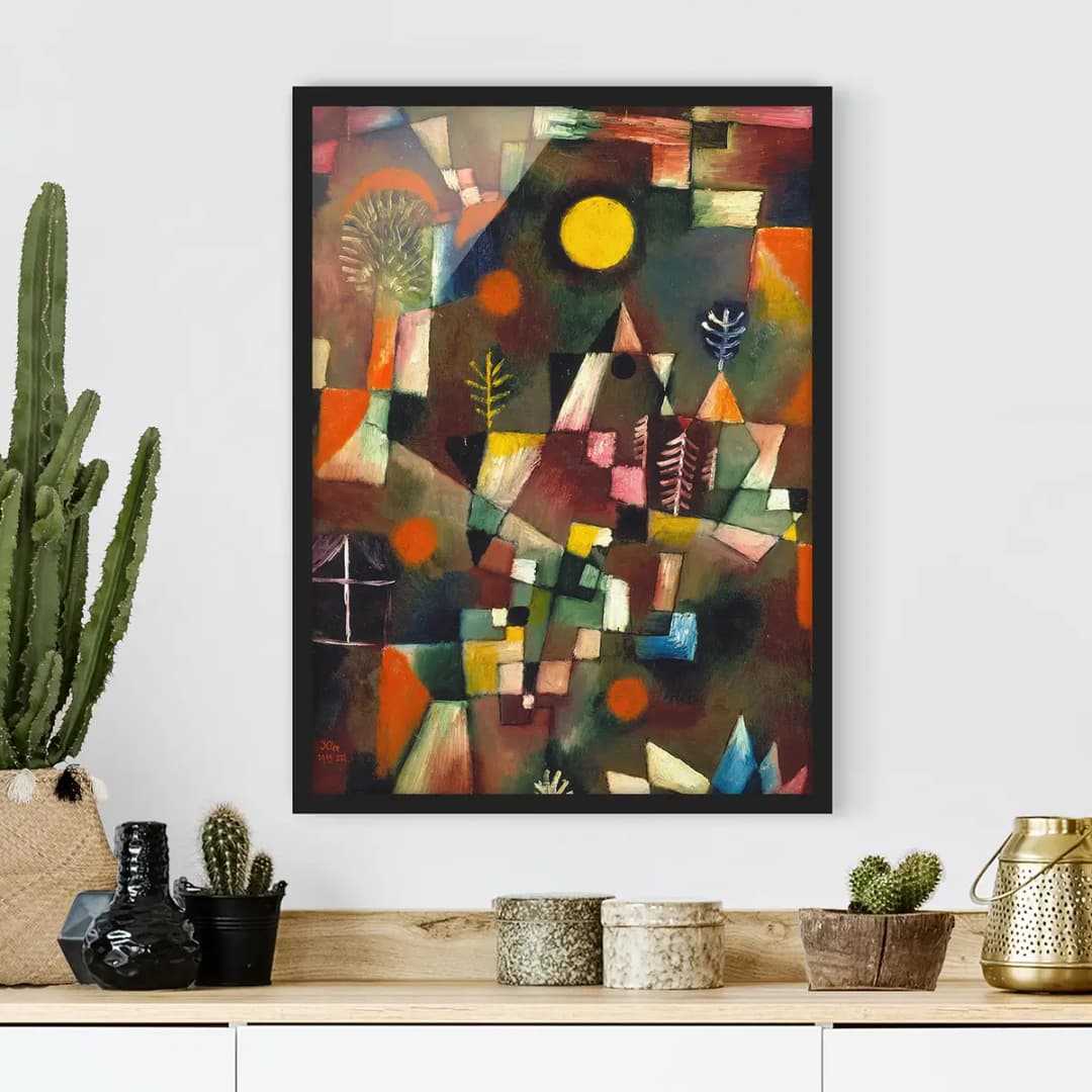 Bild Paul Klee Der Vollmond | Braun