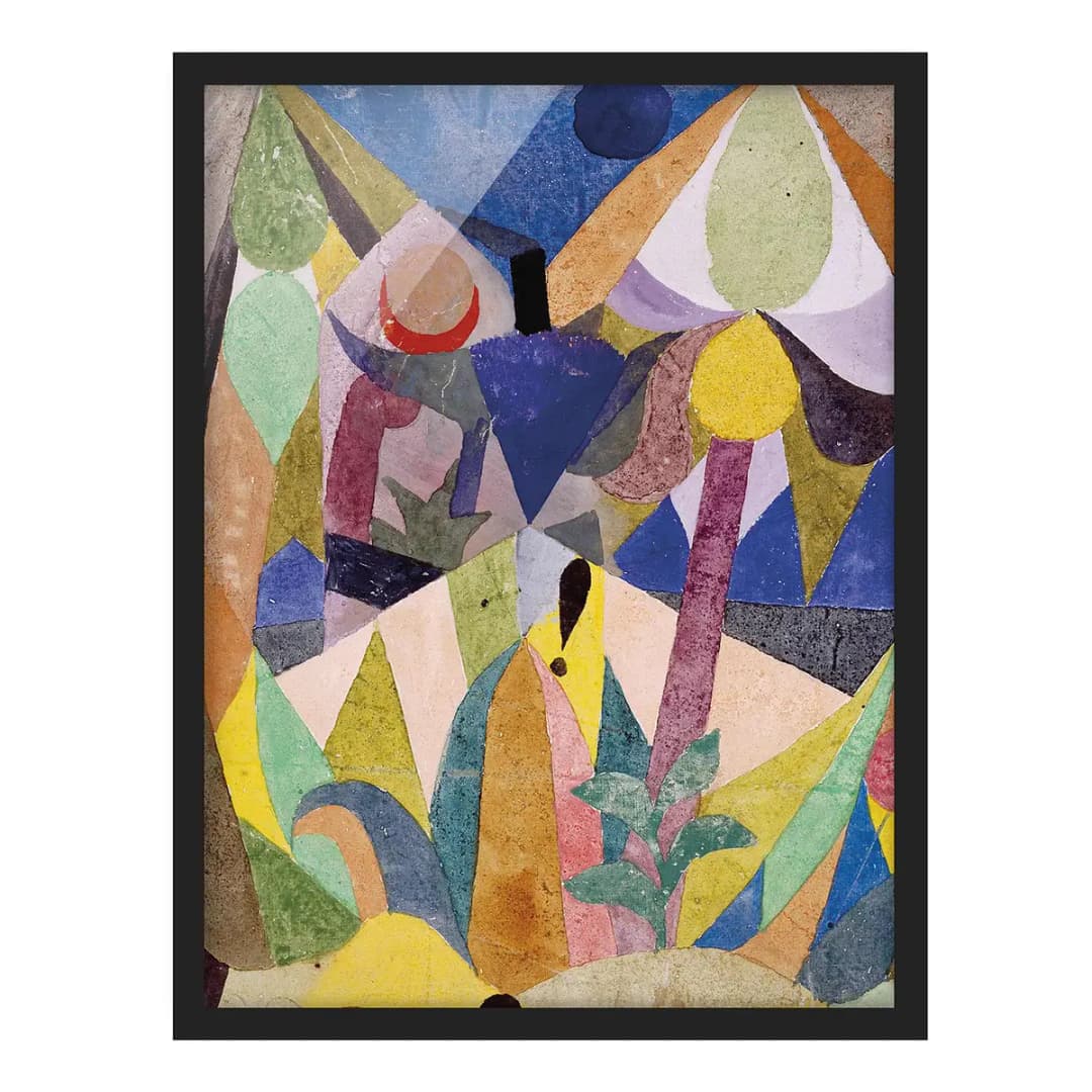 Bild Paul Klee Mildtropische Landschaft | Mehrfarbig