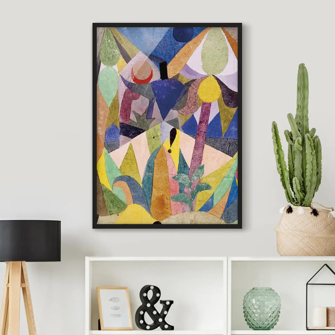 Bild Paul Klee Mildtropische Landschaft | Mehrfarbig