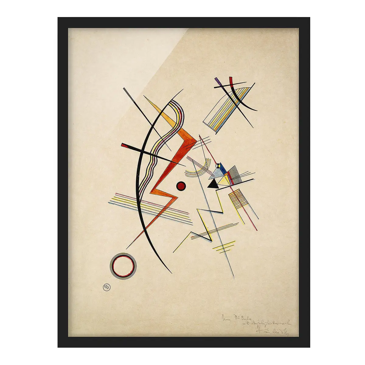 Bild Wassily Kandinsky Jahresgabe Papier | Beige