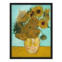 Bild van Gogh Vase mit Sonnenblumen | Gelb