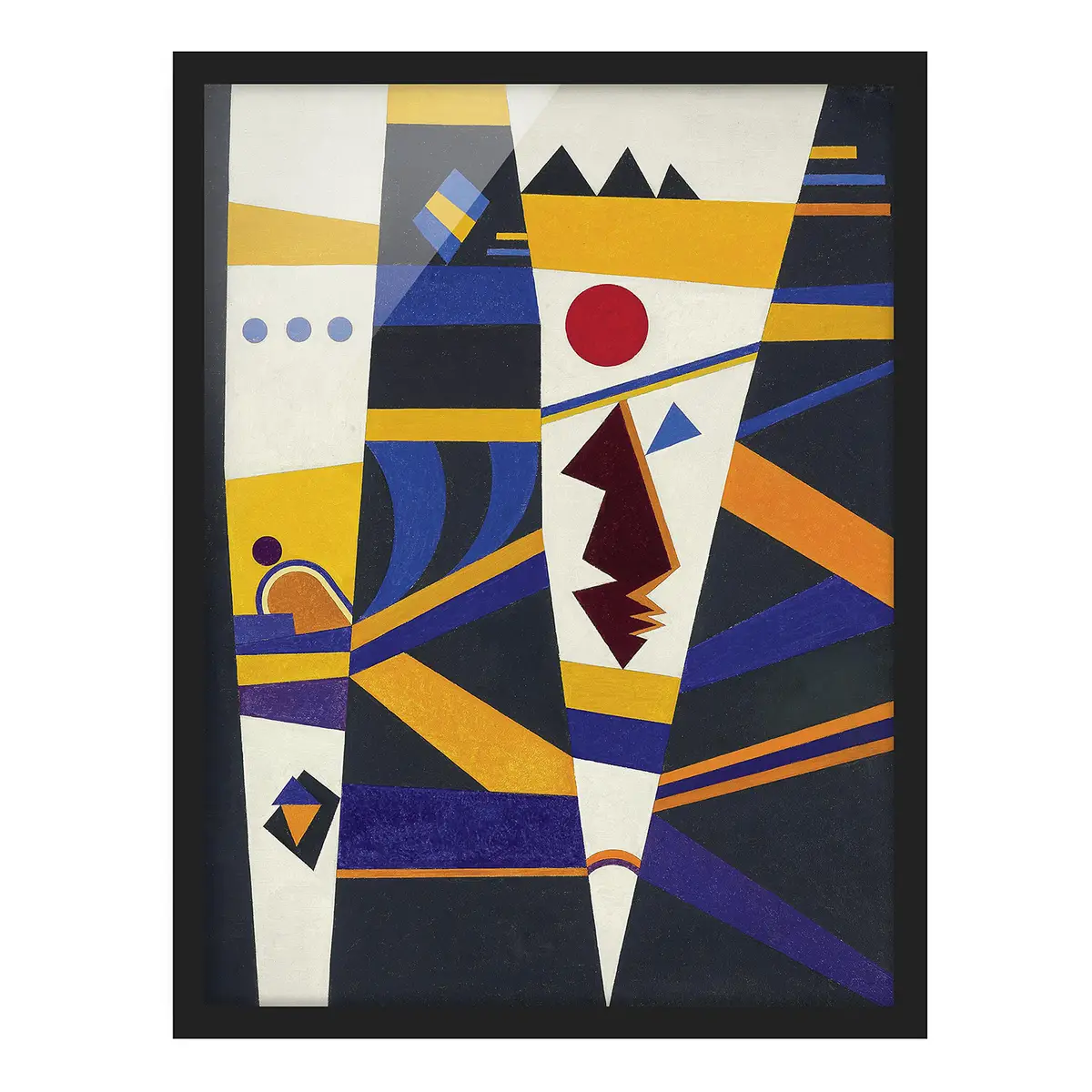 Bild Wassily Kandinsky Bindung Papier | Mehrfarbig