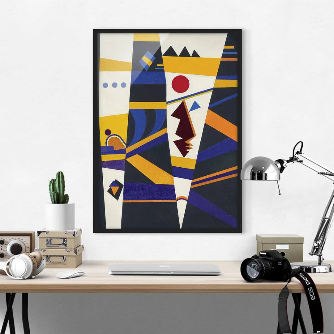 Bild Wassily Kandinsky Bindung Papier | Mehrfarbig