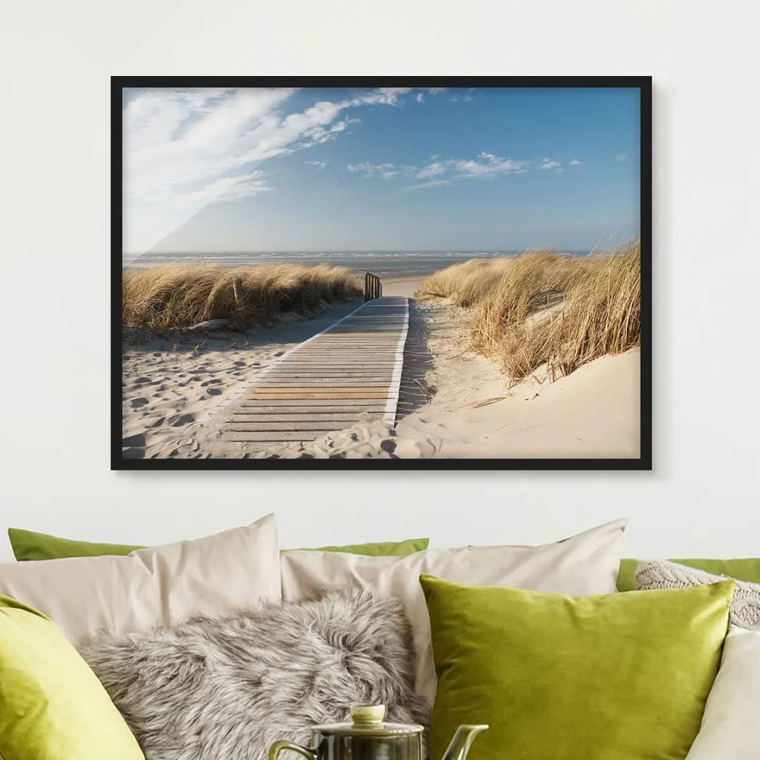 Bild Ostsee Strand I Papier | Beige