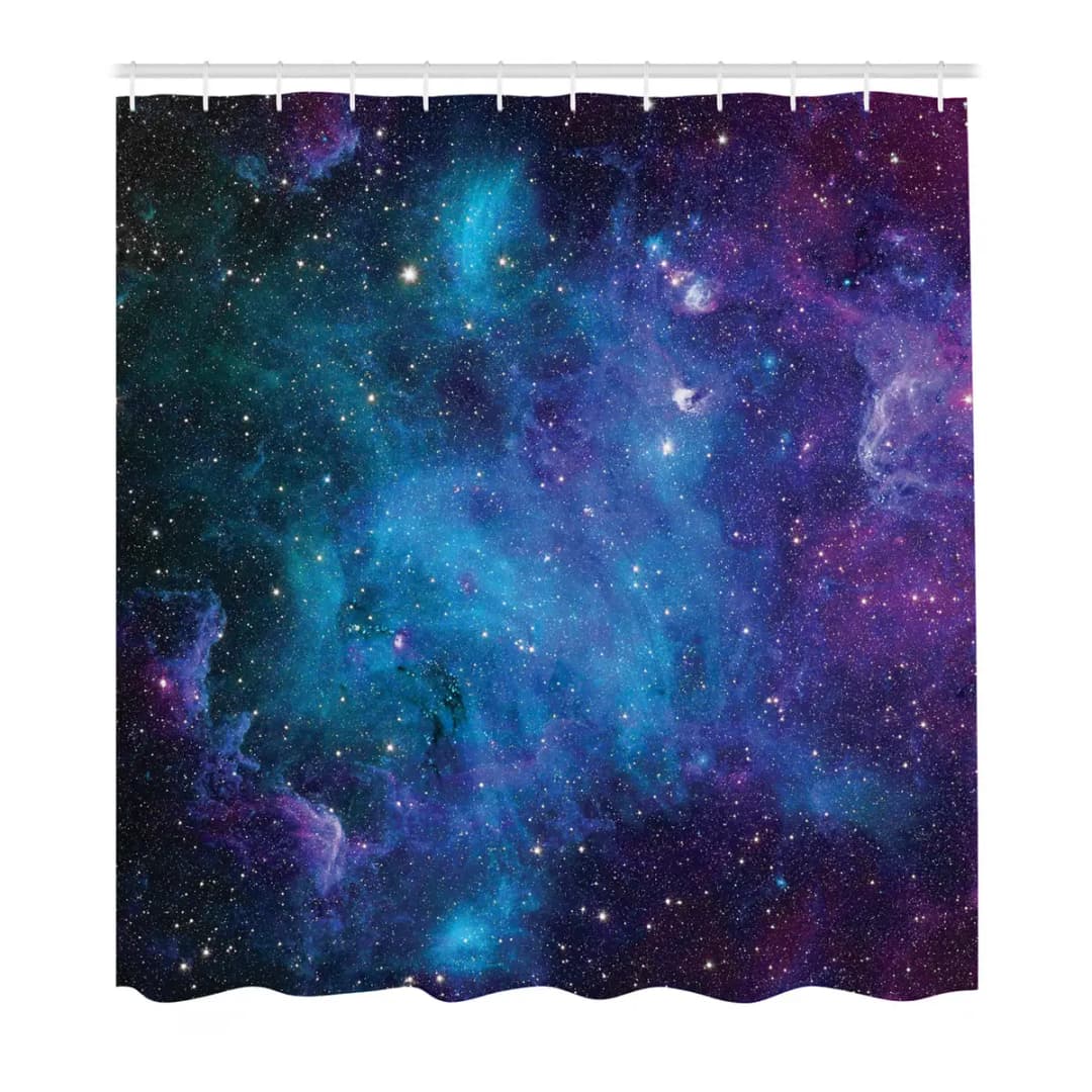 Duschvorhang Galaxy Webstoff Multicolor 175 x 200cm