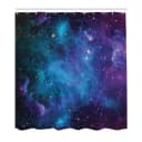 Duschvorhang Galaxy Webstoff Multicolor 175 x 200cm