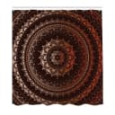 Duschvorhang Universum Webstoff Braun 175 x 240cm | Braun