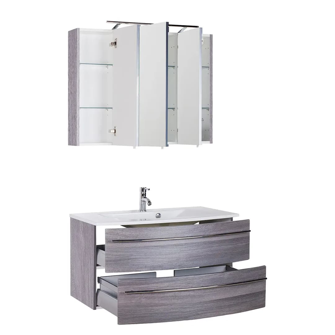 Badezimmerset 4040 IV 2-teilig | Grau