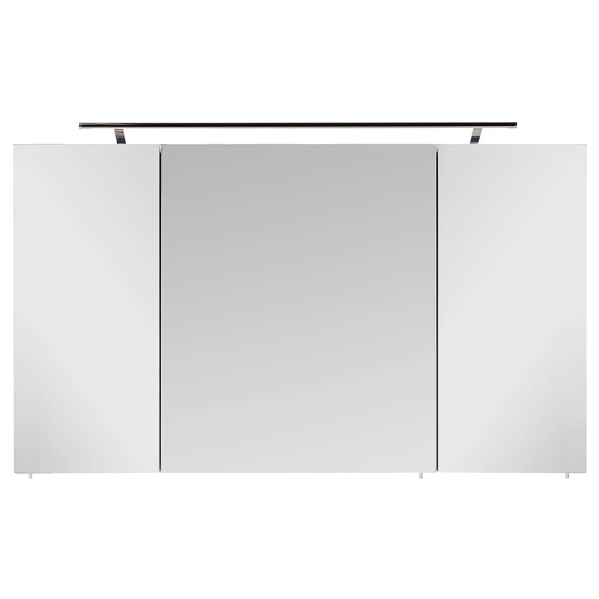 Spiegelschrank 3040 120cm Weiß/Eiche Hell Dekor | Weiß