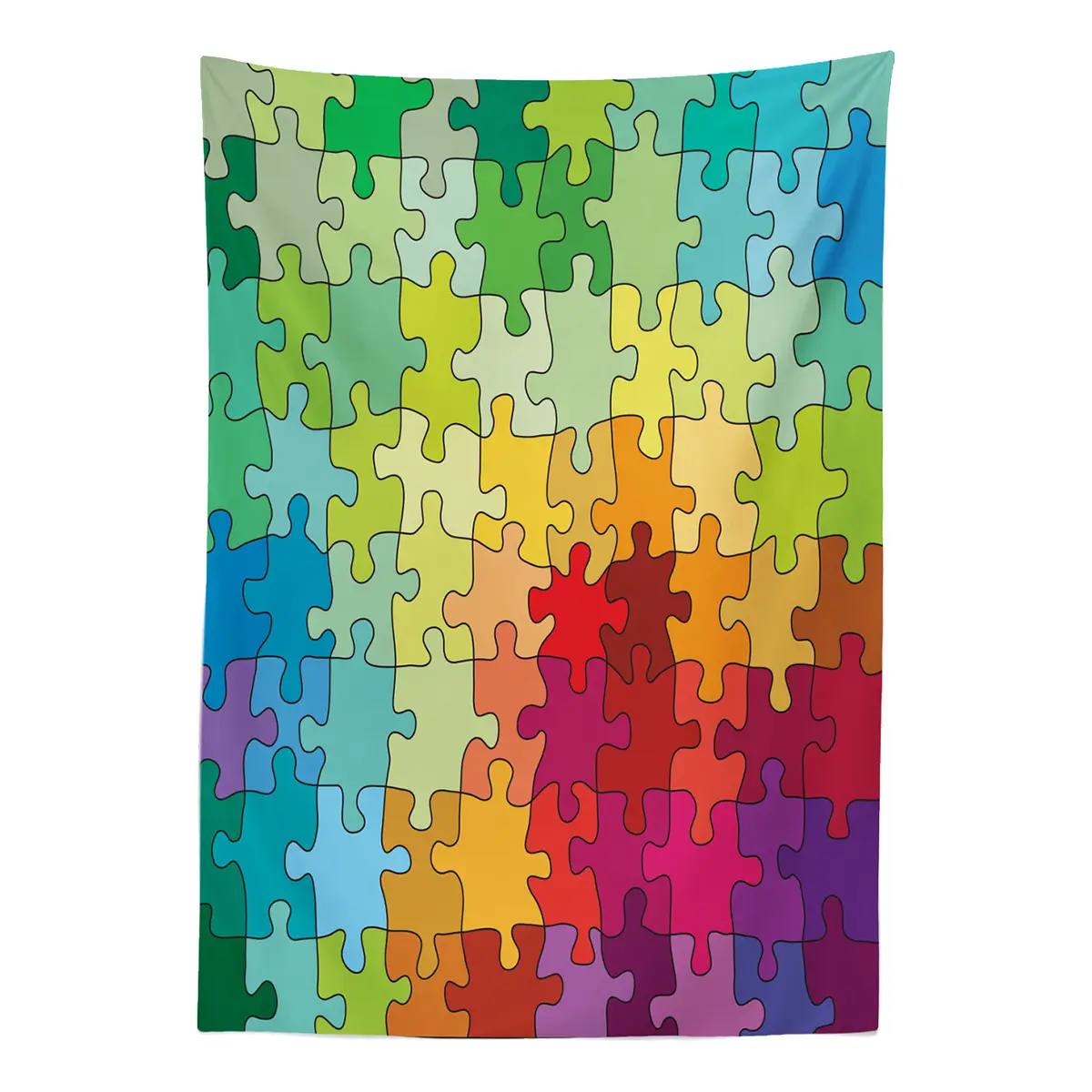 Tischdecke Hobby Puzzle | Mehrfarbig