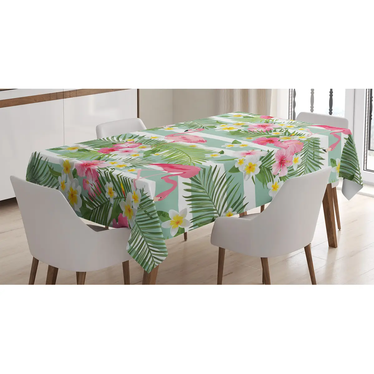 Tischdecke Hawaii-Blatt | Grün