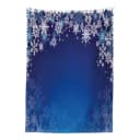 Tischdecke Schneeflocken 140 x 240cm Blau | Blau