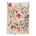 Tischdecke Abstrakte Blumen 140 x 200cm Multicolor | Mehrfarbig
