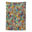Tischdecke Checkered Folk | Mehrfarbig