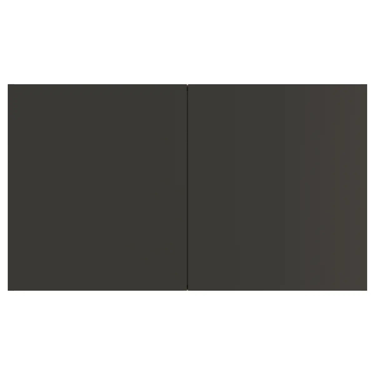 Hängeschrank I 100cm Schwarz/Anthrazit | Schwarz