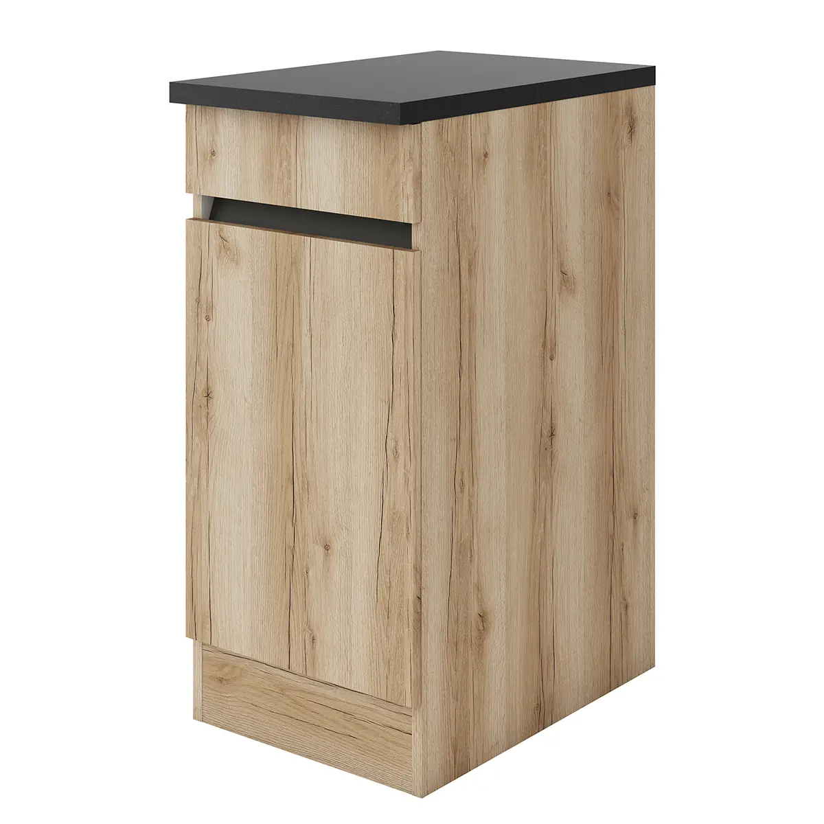 Unterschrank I 40cm Braun/Wildeiche Dekor | Holztöne
