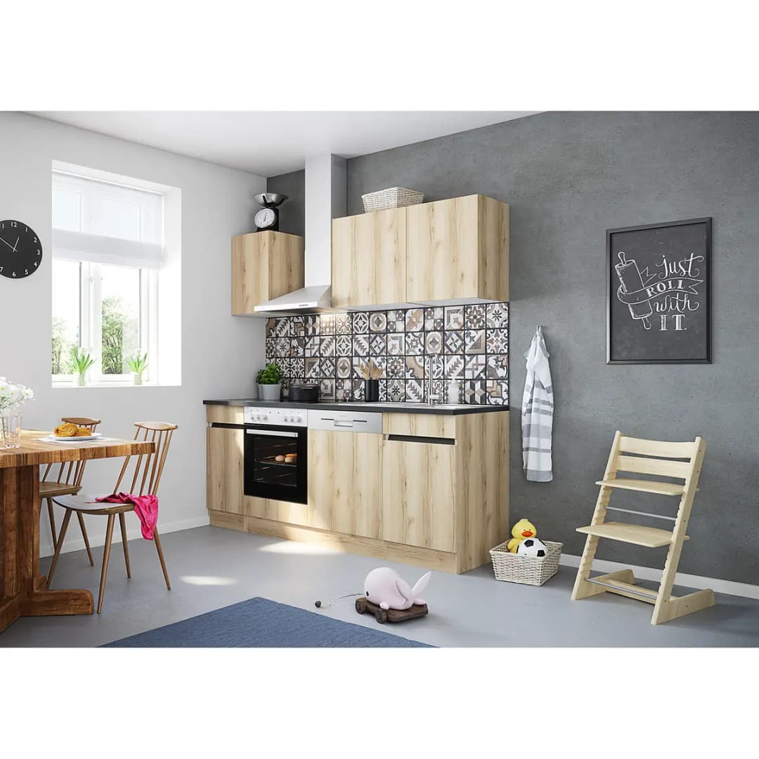 Unterschrank I 40cm Braun/Wildeiche Dekor | Holztöne